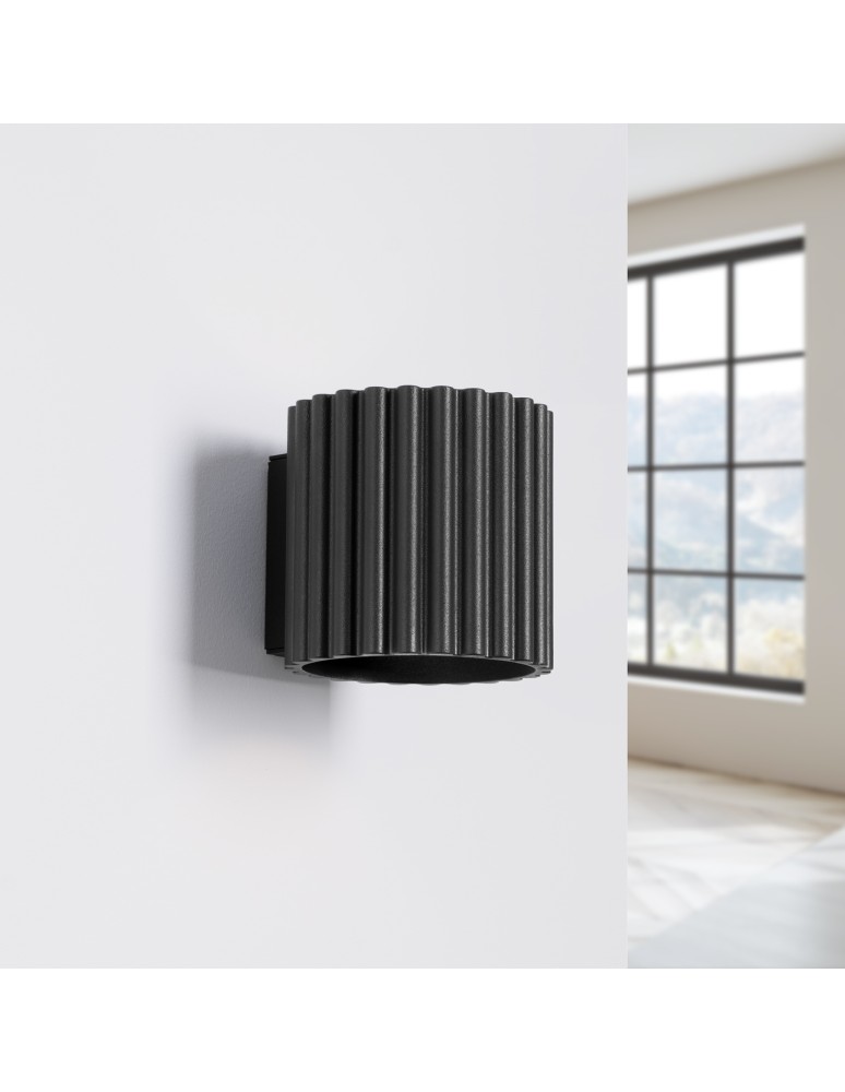 Wall lamps - Sollux Wall lamp AURA black G9 SL.1786 - product kolory-swiatla.pl 2