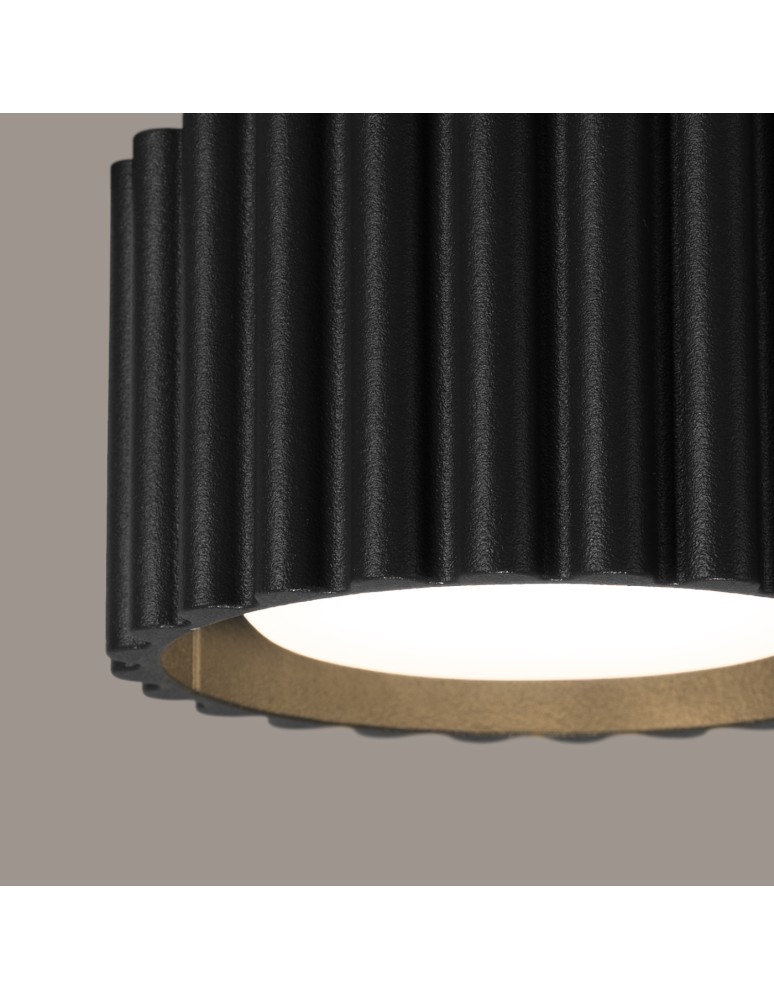 Sollux Plafond AURA 1 black Gx53 SL.1787