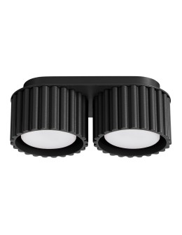 Sollux Plafon AURA 2 czarny Gx53 SL.1788