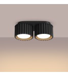 Ceiling lamps - Sollux Plafond AURA 2 black Gx53 SL.1788 - product 3