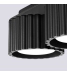 Sollux Plafon AURA 2 czarny Gx53 SL.1788