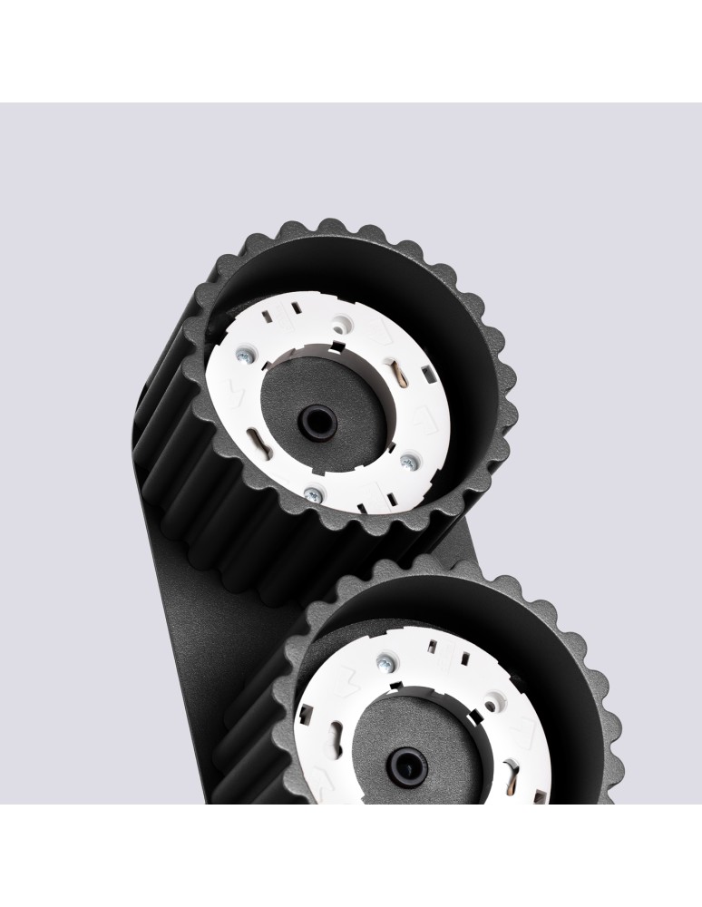 Sollux Plafond AURA 2 black Gx53 SL.1788