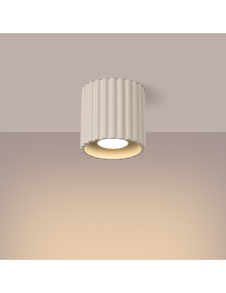 Sollux Plafon AURA 1 beżowy GU10 SL.1789 Sollux Plafon AURA 1 beżowy GU10 SL.1789