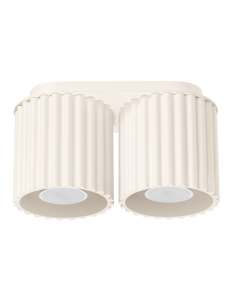 Ceiling lamps - Sollux Plafond AURA 2 beige GU10 SL.1790 - product kolory-swiatla.pl 1