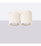 Ceiling lamps - Sollux Plafond AURA 2 beige GU10 SL.1790 - product 2