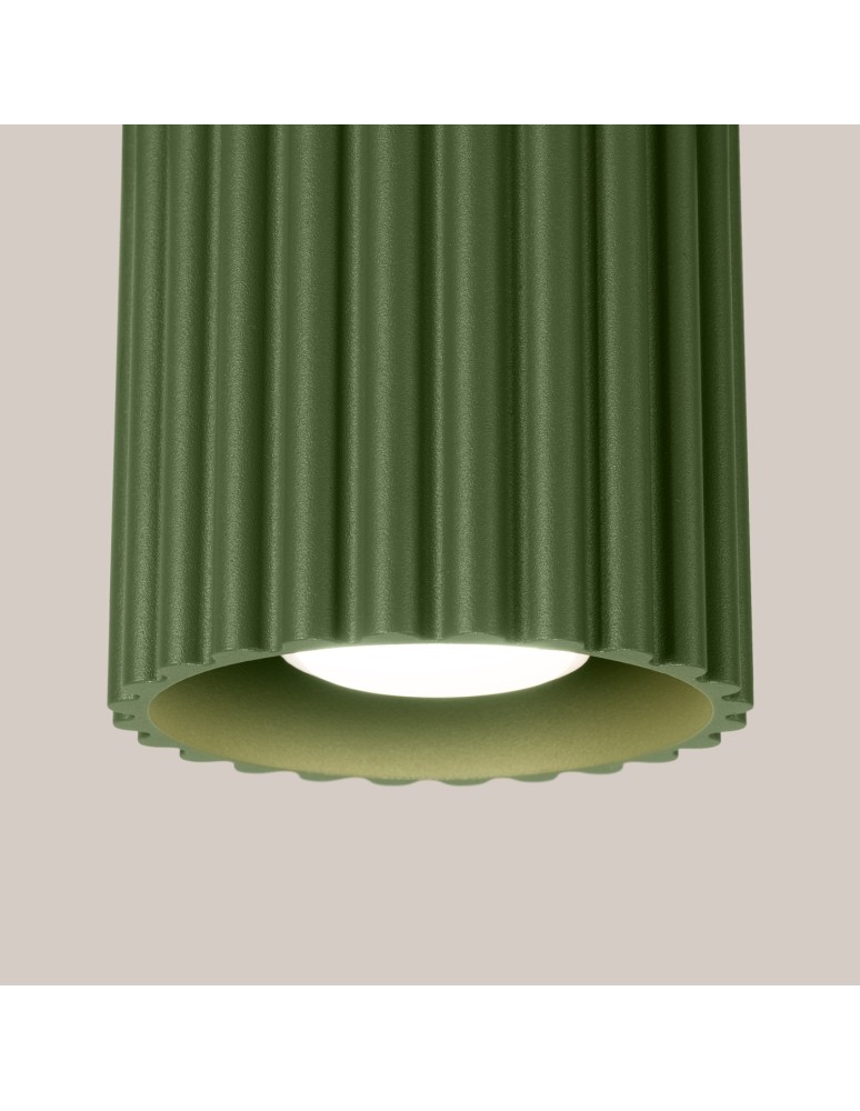 Ceiling lamps - Sollux Plafond AURA 1 olive green GU10 SL.1794 - product kolory-swiatla.pl 4
