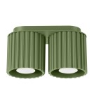 Ceiling lamps - Sollux Plafond AURA 2 olive green GU10 SL.1795 - product 1