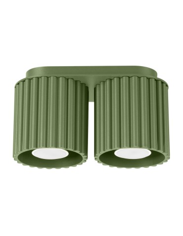 Sollux Plafond AURA 2 olive green GU10 SL.1795