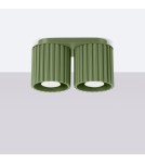 Ceiling lamps - Sollux Plafond AURA 2 olive green GU10 SL.1795 - product 2