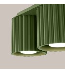 Ceiling lamps - Sollux Plafond AURA 2 olive green GU10 SL.1795 - product 4