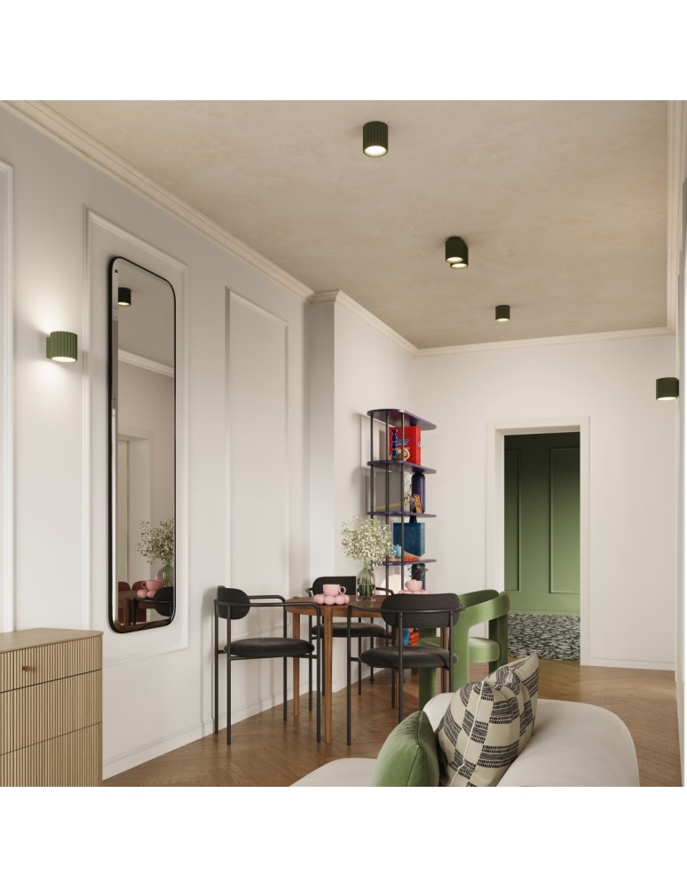 Ceiling lamps - Sollux Plafond AURA 2 olive green GU10 SL.1795 - product kolory-swiatla.pl 10