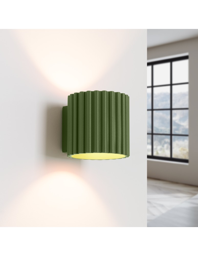 Wall lamps - Sollux Wall lamp AURA olive green G9 SL.1796 - product kolory-swiatla.pl 3