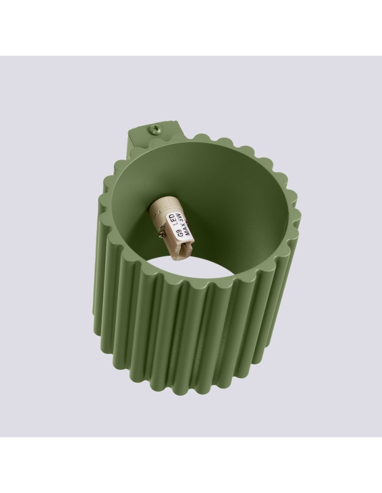 Wall lamps - Sollux Wall lamp AURA olive green G9 SL.1796 - product kolory-swiatla.pl 7