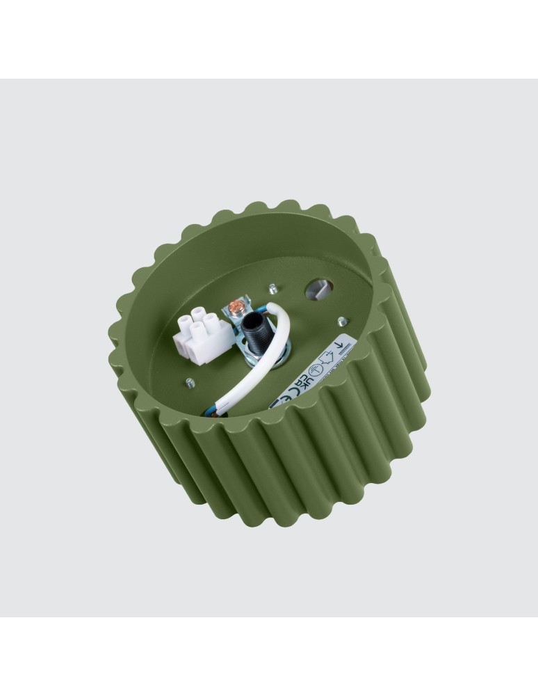 Sollux Plafon AURA 1 zielony oliwkowy Gx53 SL.1797