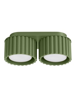Sollux Plafond AURA 2 olive green Gx53 SL.1798