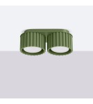 Ceiling lamps - Sollux Plafond AURA 2 olive green Gx53 SL.1798 - product 2