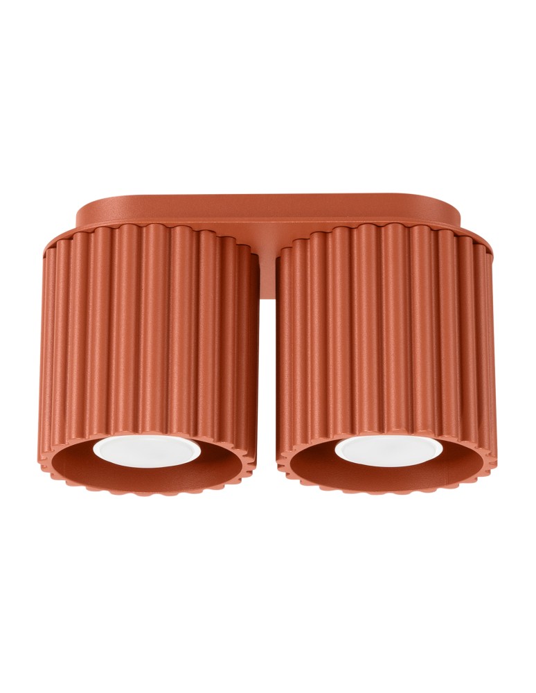 Ceiling lamps - Sollux Plafond AURA 2 ochre red GU10 SL.1800 - product kolory-swiatla.pl 1