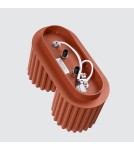 Sollux Plafon AURA 2 ochra czerwona GU10 SL.1800