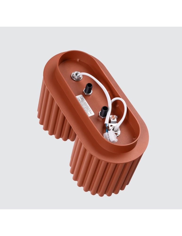 Sollux Plafon AURA 2 ochra czerwona GU10 SL.1800