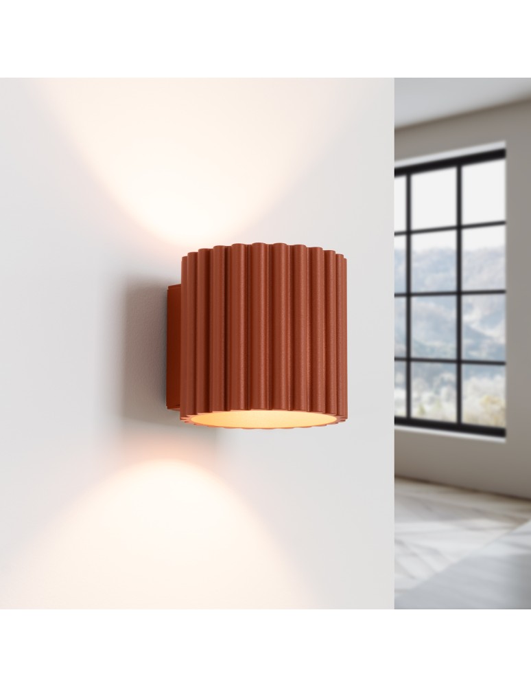 Wall lamps - Sollux Wall lamp AURA ochre red G9 SL.1801 - product kolory-swiatla.pl 3