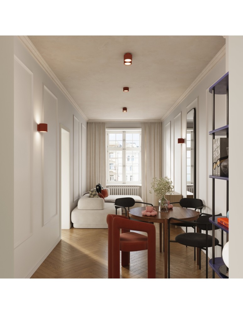 Ceiling lamps - Sollux Plafond AURA 1 ochre red Gx53 SL.1802 - product kolory-swiatla.pl 9