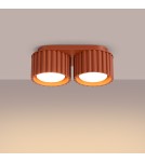 Sollux Plafon AURA 2 ochra czerwona Gx53 SL.1803 Sollux Plafon AURA 2 ochra czerwona Gx53 SL.1803