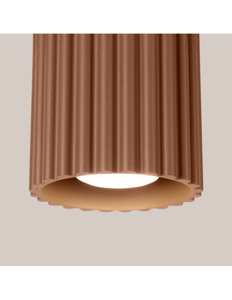 Ceiling lamps - Sollux Plafond AURA 1 mocca GU10 SL.1804 - product kolory-swiatla.pl 4