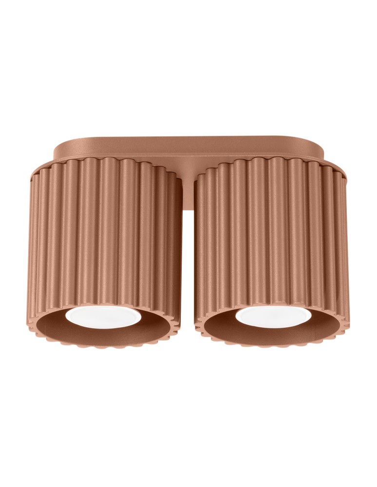 Ceiling lamps - Sollux Plafond AURA 2 mocca GU10 SL.1805 - product kolory-swiatla.pl 1