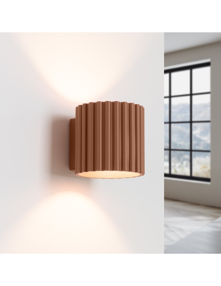 Wall lamps - Sollux Wall lamp AURA mocca G9 SL.1806 - product kolory-swiatla.pl 3