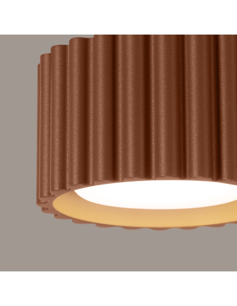 Ceiling lamps - Sollux Plafond AURA 1 mocca Gx53 SL.1807 - product kolory-swiatla.pl 4