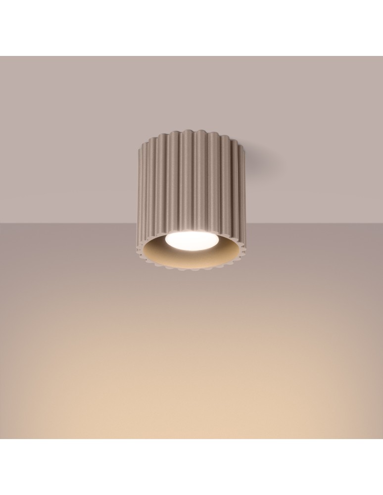 Ceiling lamps - Sollux Plafond AURA 1 taupe GU10 SL.1814 - product kolory-swiatla.pl 3