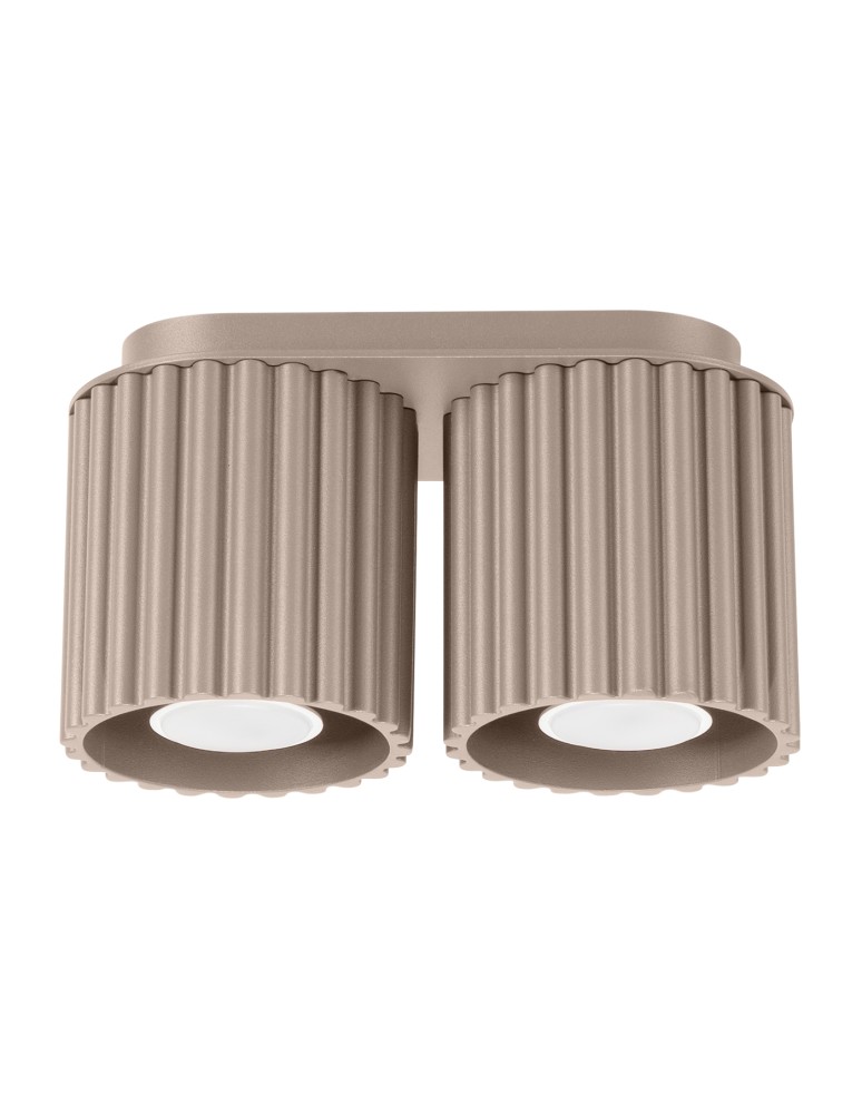 Ceiling lamps - Sollux Plafond AURA 2 taupe GU10 SL.1815 - product kolory-swiatla.pl 1