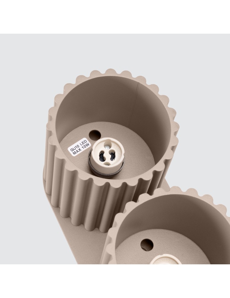 Ceiling lamps - Sollux Plafond AURA 2 taupe GU10 SL.1815 - product kolory-swiatla.pl 6