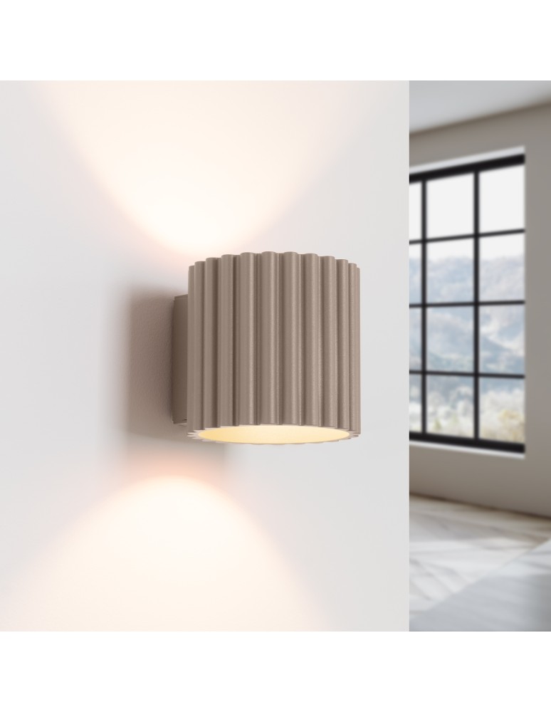 Wall lamps - Sollux Wall lamp AURA taupe G9 SL.1816 - product kolory-swiatla.pl 3