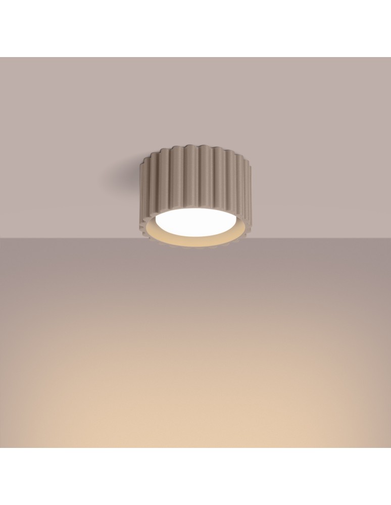 Ceiling lamps - Sollux Plafond AURA 1 taupe Gx53 SL.1817 - product kolory-swiatla.pl 3
