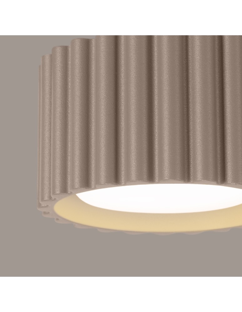 Ceiling lamps - Sollux Plafond AURA 1 taupe Gx53 SL.1817 - product kolory-swiatla.pl 4