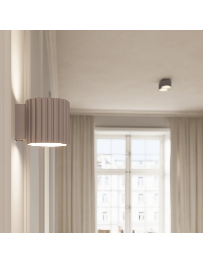 Ceiling lamps - Sollux Plafond AURA 1 taupe Gx53 SL.1817 - product kolory-swiatla.pl 11