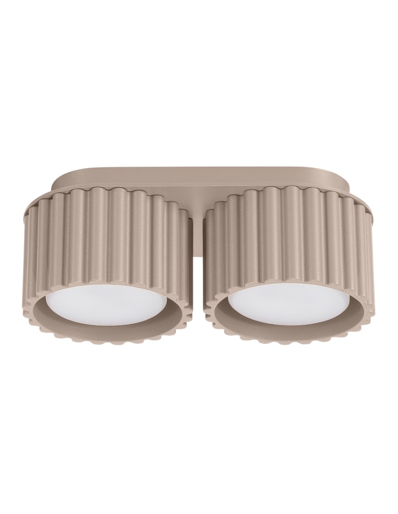 Ceiling lamps - Sollux Plafond AURA 2 taupe Gx53 SL.1818 - product kolory-swiatla.pl 1