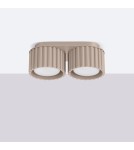 Sollux Plafon AURA 2 taupe Gx53 SL.1818