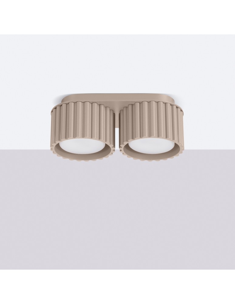 Sollux Plafon AURA 2 taupe Gx53 SL.1818