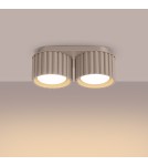 Sollux Plafon AURA 2 taupe Gx53 SL.1818