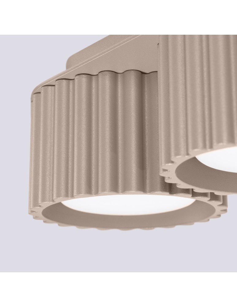 Ceiling lamps - Sollux Plafond AURA 2 taupe Gx53 SL.1818 - product kolory-swiatla.pl 4