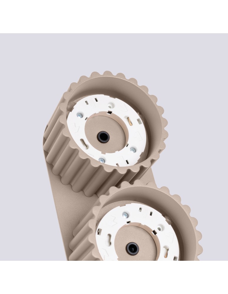 Ceiling lamps - Sollux Plafond AURA 2 taupe Gx53 SL.1818 - product kolory-swiatla.pl 5