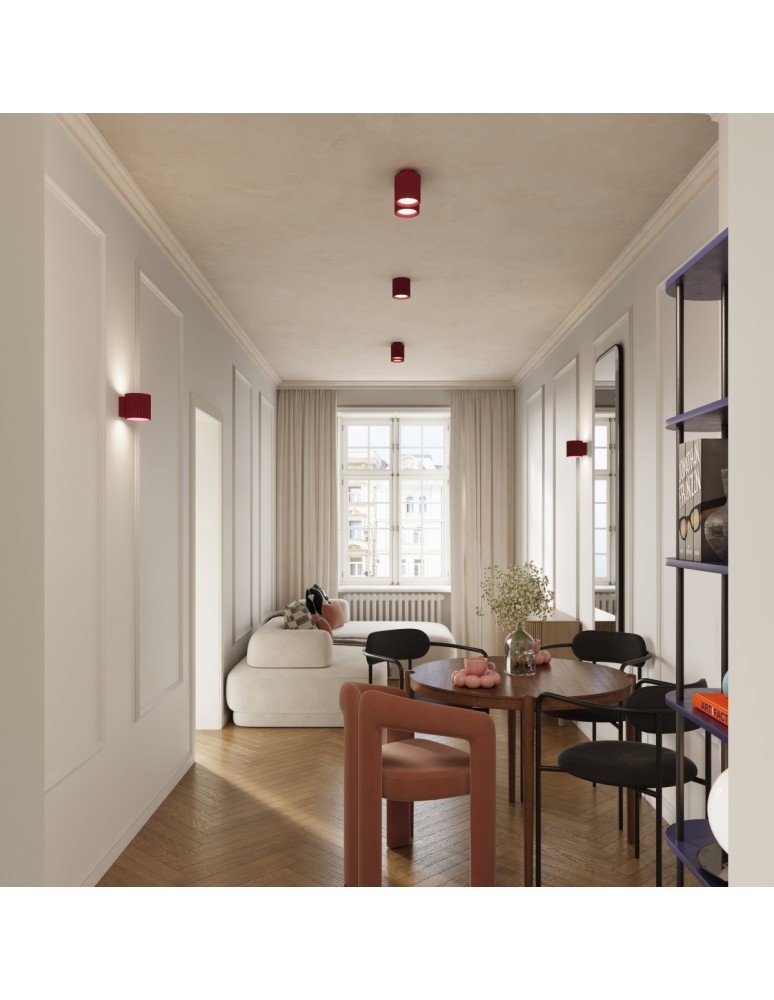 Sollux Plafon AURA 1 burgund GU10 SL.1819