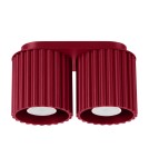 Ceiling lamps - Sollux Plafond AURA 2 burgundy GU10 SL.1820 - product 1