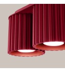 Ceiling lamps - Sollux Plafond AURA 2 burgundy GU10 SL.1820 - product 4