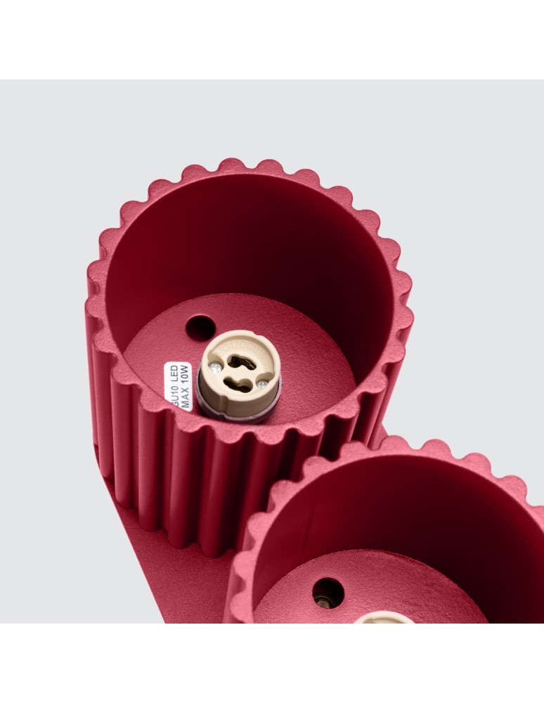 Sollux Plafon AURA 2 burgund GU10 SL.1820