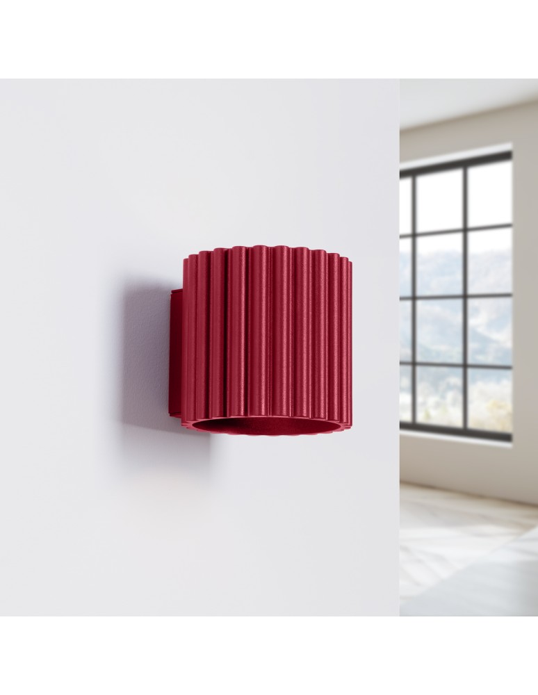 Wall lamps - Sollux Wall lamp AURA burgundy G9 SL.1821 - product kolory-swiatla.pl 2