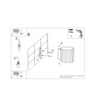 Sollux Kinkiet AURA burgund G9 SL.1821 Sollux Kinkiet AURA burgund G9 SL.1821