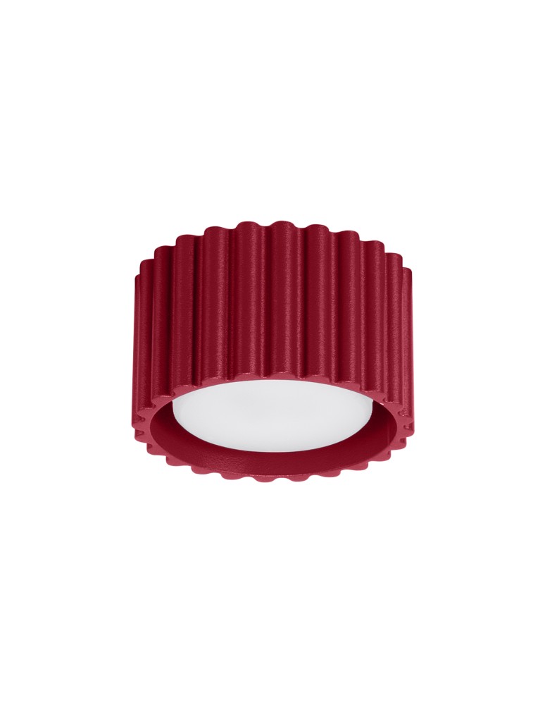 Ceiling lamps - Sollux Plafond AURA 1 burgundy Gx53 SL.1822 - product kolory-swiatla.pl 1